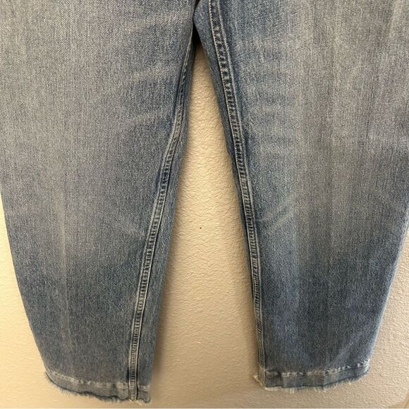 Rag & Bone Ruth Super High-Rise Straight Leg Size 28 Zipper Closure Medium Wash - Picture 15 of 16